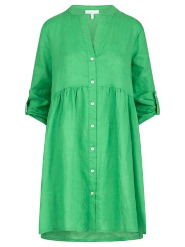 mint & mia Lniana sukienka w kolorze zielonym