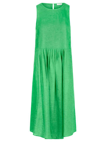 mint & mia Leinen-Kleid in Grün