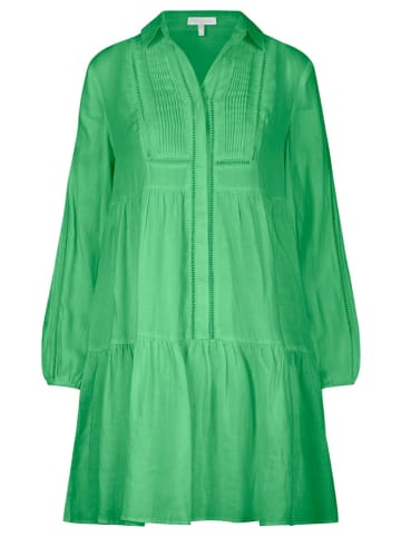 mint & mia Lniana sukienka w kolorze zielonym
