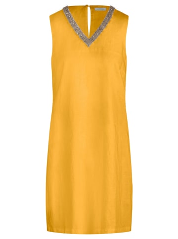 mint & mia Leinen-Kleid in Gelb