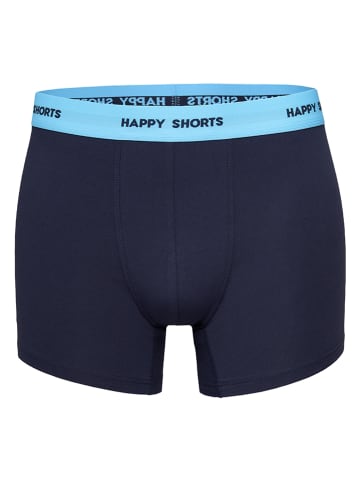 Happy Shorts 2er-Set: Boxershorts in Blau/ Dunkelblau