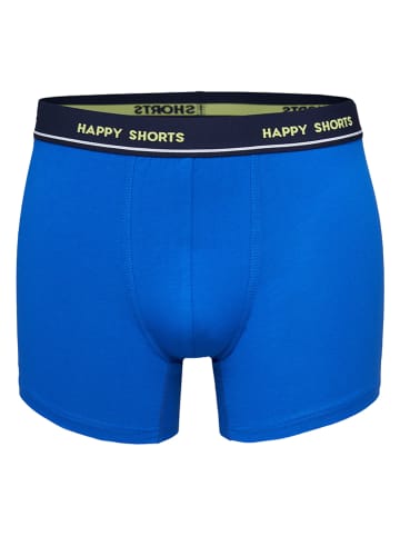 Happy Shorts 2er-Set: Boxershorts in Blau/ Gelb