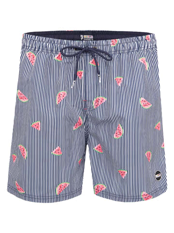Happy Shorts Szorty kąpielowe w kolorze granatowo-jasnoróżowym