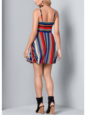 Milan Kiss Jurk blauw/oranje