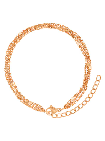 Steel_Art Rosévergold. Armkette mit Schmuckelementen