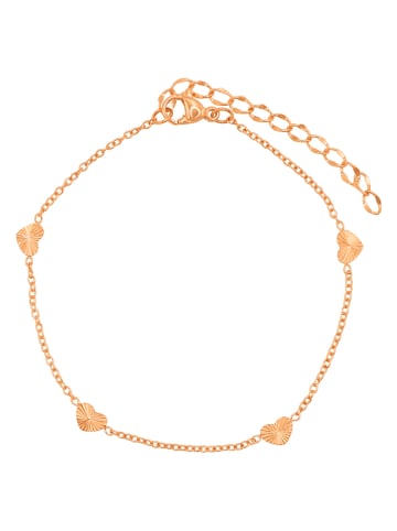 Steel_Art Rosévergold. Armkette mit Schmuckelementen