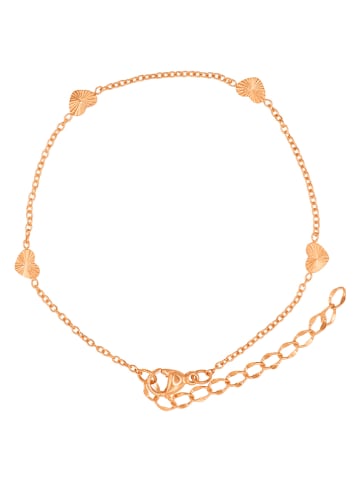 Steel_Art Rosévergold. Armkette mit Schmuckelementen