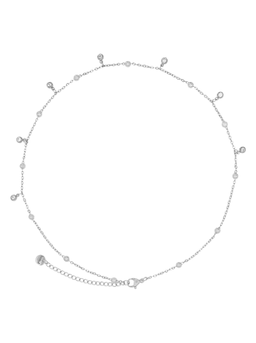 Steel_Art Halskette mit Edelsteinen - (L)39 cm
