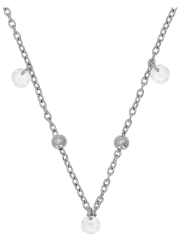 Steel_Art Halskette mit Edelsteinen - (L)45 cm