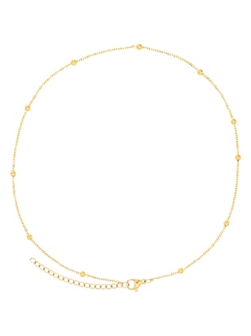 Steel_Art Halskette mit Schmuckelementen - (L)35 cm