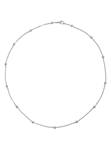 Steel_Art Halskette mit Schmuckelementen - (L)51 cm