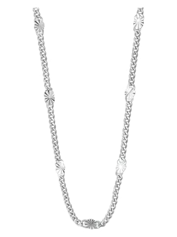 Steel_Art Halskette mit Schmuckelementen- (L)55 cm