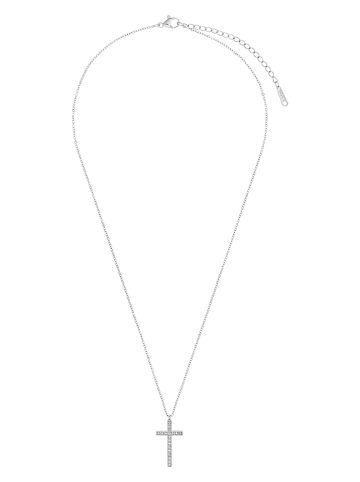 Steel_Art Halskette mit Edelsteinen - (L)42 cm