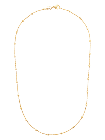 Steel_Art Halskette mit Schmuckelementen - (L)45 cm