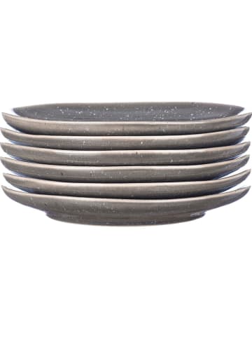 Björn 6er-Set: Dessertteller "Stellar" in Taupe - Ø 22 cm