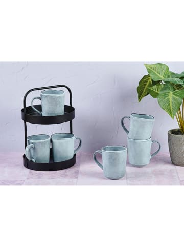 Björn 6er-Set: Jumbotassen "Cloud" in Graublau - 400 ml