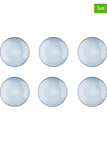 Björn 6er-Set: Dessertteller "Cloud" in Graublau - Ø 21,5 cm