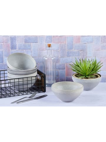 Björn 6er-Set: Schalen "Stone" in Grau - Ø 17,7 cm