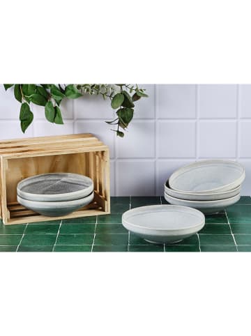 Björn 6er-Set: Suppenteller "Stone" in Grau - Ø 20 cm