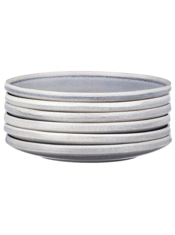 Björn 6-delige set: dessertborden "Stone" grijs - Ø 19 cm