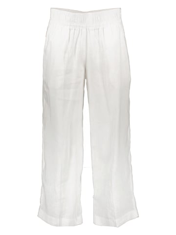 S.OLIVER RED LABEL Lniane spodnie w kolorze białym