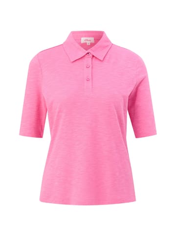 S.OLIVER RED LABEL Poloshirt roze