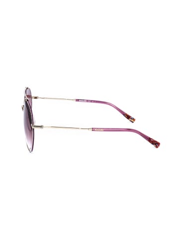 Missoni Dameszonnebril zilverkleurig/roze