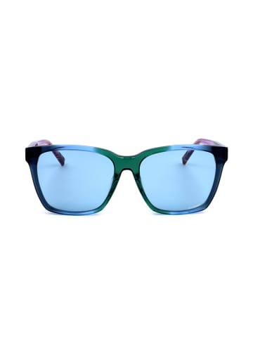 Missoni Damskie okulary przeciwsłoneczne w kolorze niebiesko-fioletowym