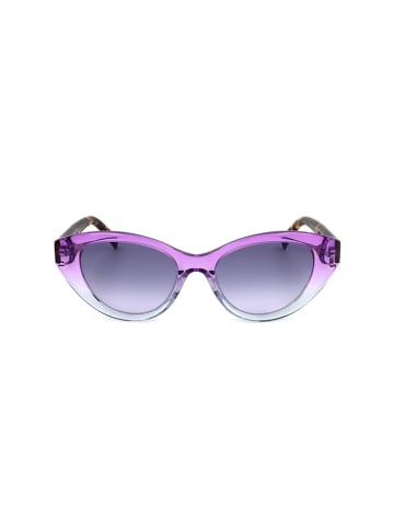 Missoni Damskie okulary przeciwsłoneczne w kolorze fioletowo-brązowo-niebieskim