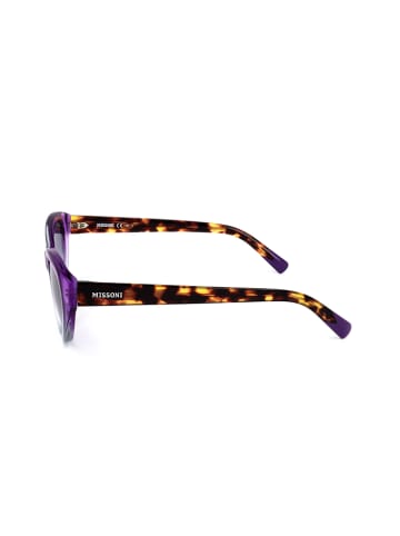 Missoni Damskie okulary przeciwsłoneczne w kolorze fioletowo-brązowo-niebieskim