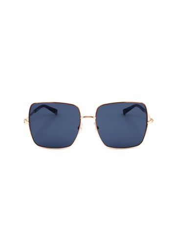 Missoni Damen-Sonnenbrille in Gold/ Dunkelblau