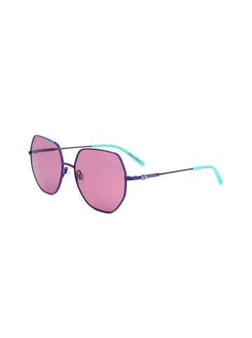 Missoni Damen-Sonnenbrille in Blau-Türkis/ Pink