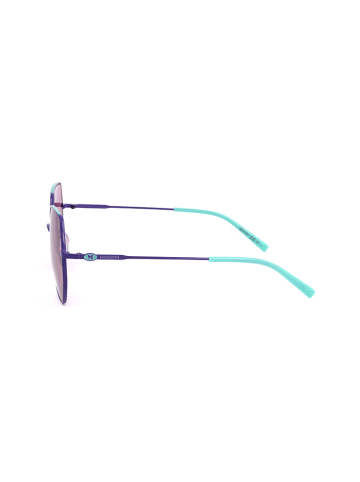 Missoni Damskie okulary przeciwsłoneczne w kolorze różowo-niebiesko-turkusowym