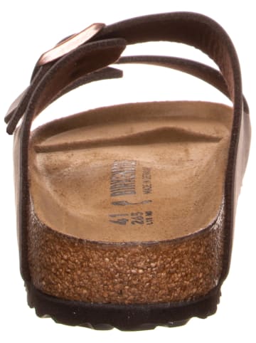 Birkenstock Pantoletten "Arizona" in Dunkelbraun - Weite S