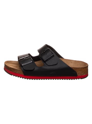 Birkenstock Pantoletten "Arizona" in Schwarz - Weite S