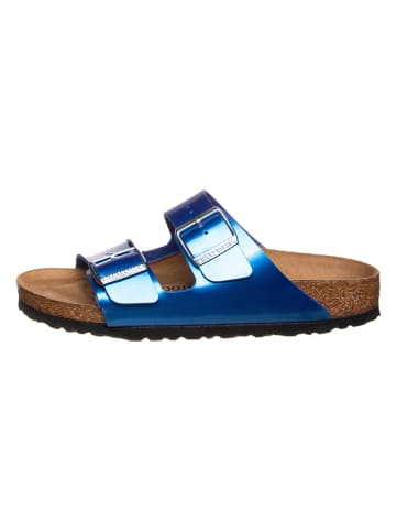 Birkenstock Slippers "Arizona" blauw - wijdte S