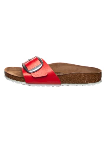 Birkenstock Klapki "Madrid Big Buckle" w kolorze czerwonym