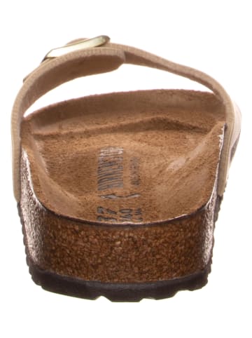 Birkenstock Slippers "Madrid" goudkleurig - wijdte S