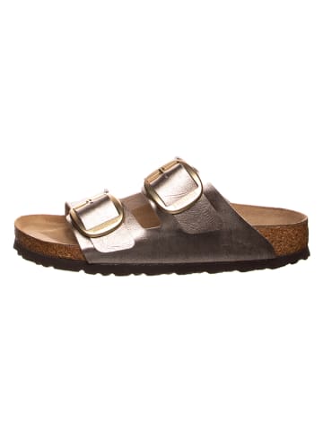 Birkenstock Pantoletten "Arizona Big Buckle" in Gold - Weite S