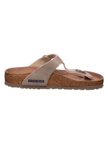 Birkenstock Japonki "Gizeh" w kolorze szarobrązowym