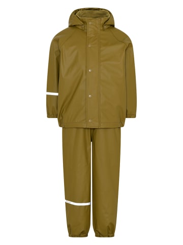 CeLaVi 2-delige regenoutfit kaki