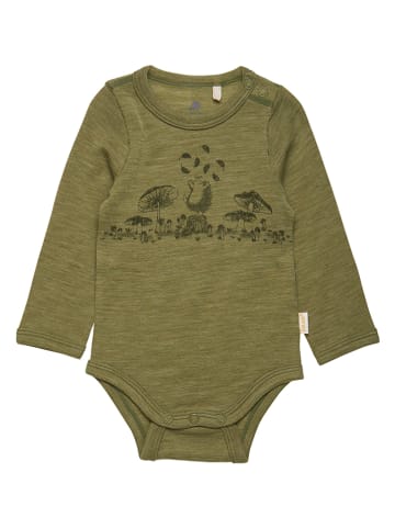 CeLaVi Wełniane body w kolorze khaki