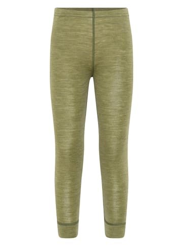 CeLaVi Wełniane legginsy w kolorze khaki