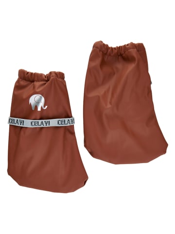 CeLaVi Regenüberschuhe in Hellbraun