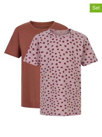 Minymo 2er-Set: Shirts in Rosa/ Altrosa