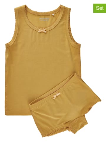 Minymo 2tlg. Wäsche-Set in Senf