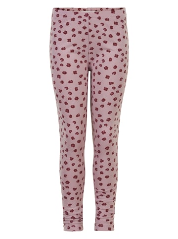 Minymo 2er-Set: Leggings in Rosa/ Helbraun
