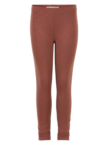 Minymo 2er-Set: Leggings in Rosa/ Helbraun