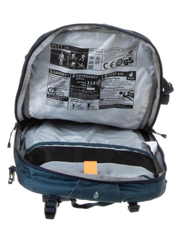 Deuter Plecak turystyczny "Flyt 14" w kolorze morskim - 26 x 49 x 16 cm