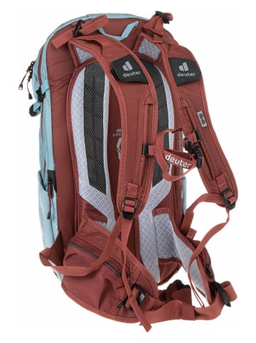 Deuter Plecak turystyczny w kolorze błękitno-czerwonym - 26 x 48 x 18 cm